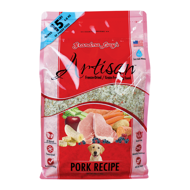 Grandma Lucy's Artisan Freeze-Dried Pork Recipe 3lb