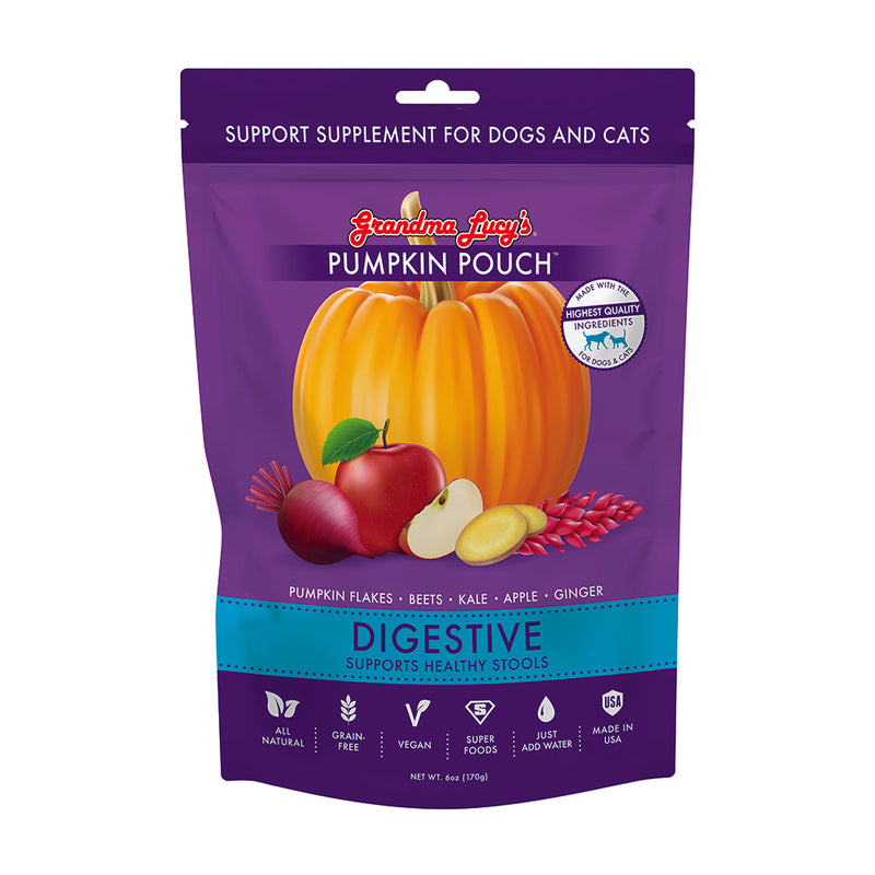 Grandma Lucy's Pumpkin Pouch For Dogs & Cats - Digestive 170g