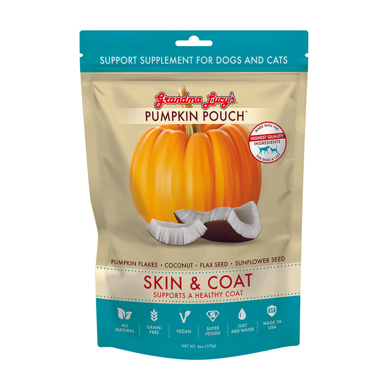 Grandma Lucy's Pumpkin Pouch For Dogs & Cats - Skin & Coat 170g