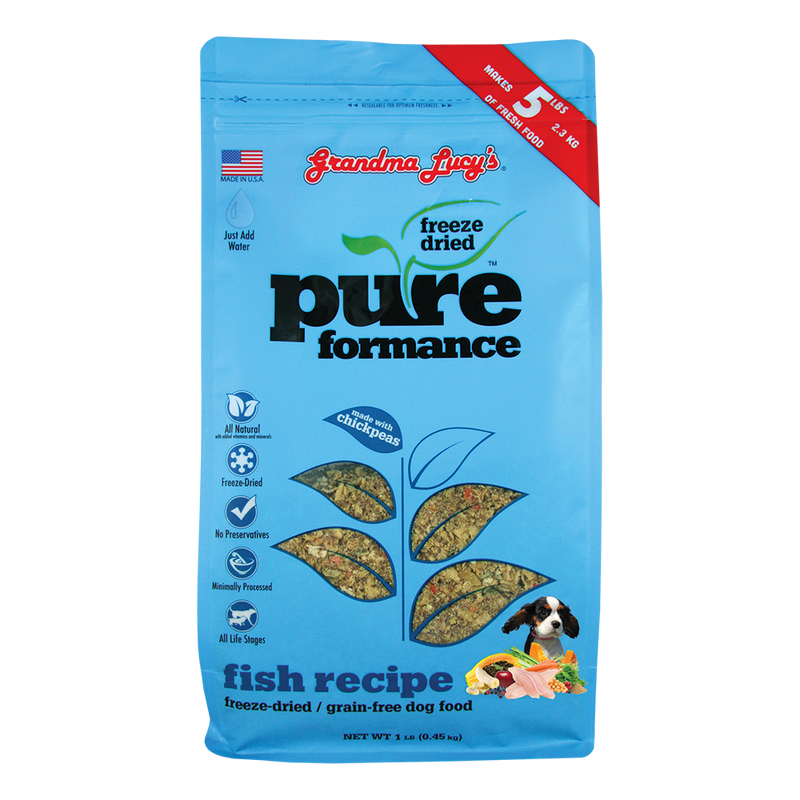 Grandma Lucy's PureFormance Freeze-Dried Fish Recipe 1lb