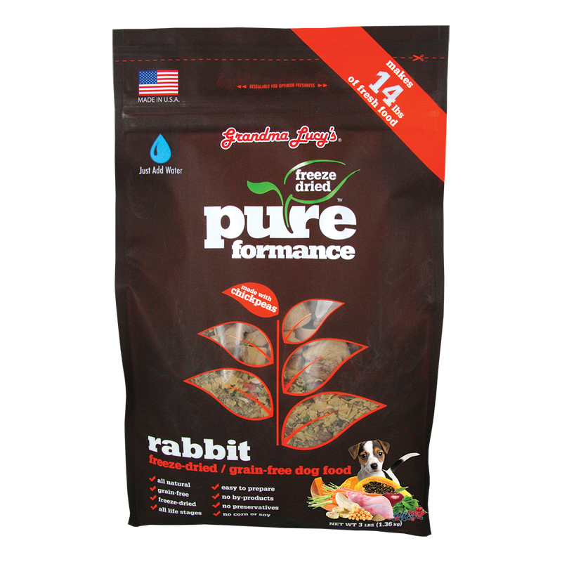 Grandma Lucy's PureFormance Freeze-Dried Rabbit Recipe 3lb