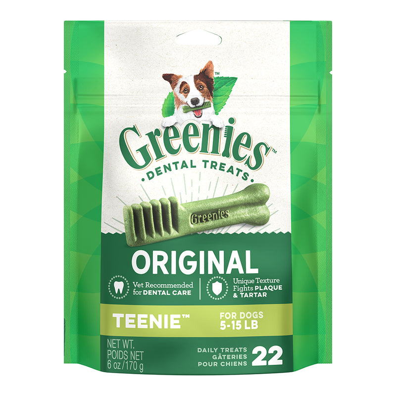Greenies Dog Dental Chews Teenie 6oz - 22pcs