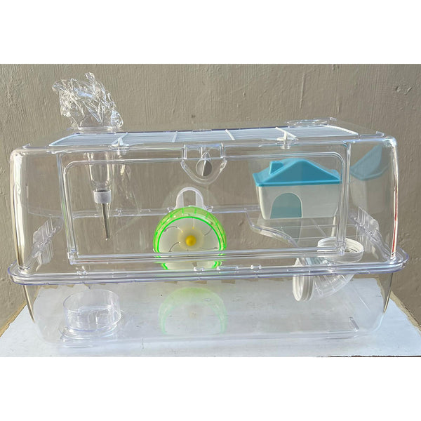 Hamster Transparent Cage 50cm x 32cm x 27cm (C90)