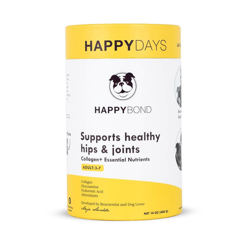 Happy Bond Dog Joint Supplement Happy Days Adult 3-7yrs old 400g