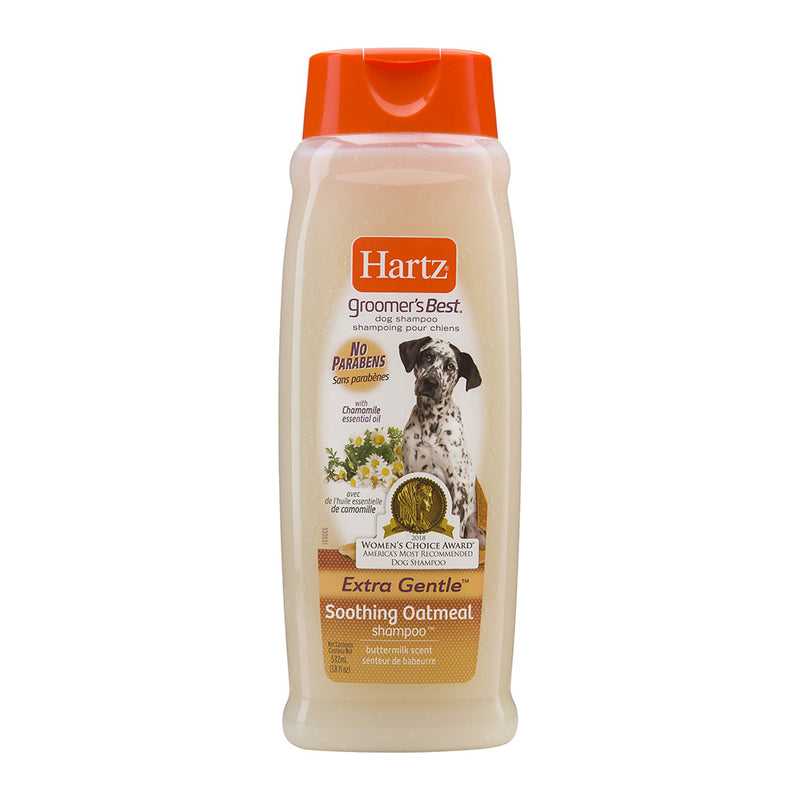 Hartz Groomer's Best Dog Soothing Oatmeal Buttermilk Scent Shampoo 18oz
