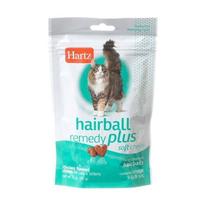 Hartz Hairball Plus Soft Chews 85g