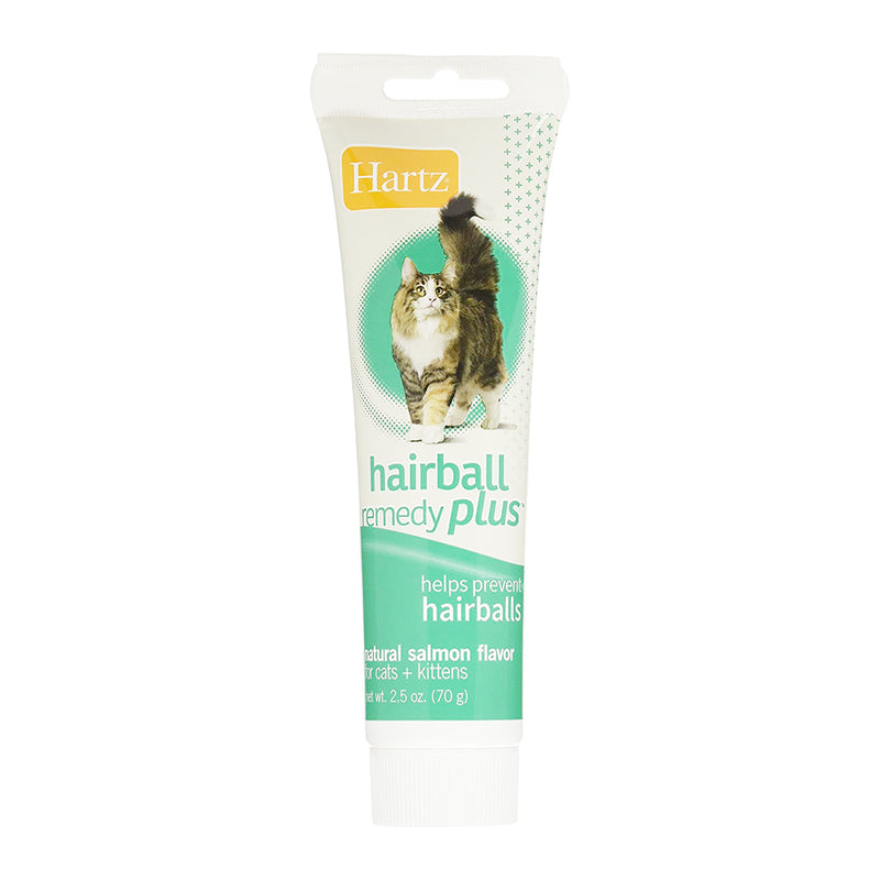Hartz Hairball Remedy Plus For Cat And Kittens Salmon Flavor 2.5oz