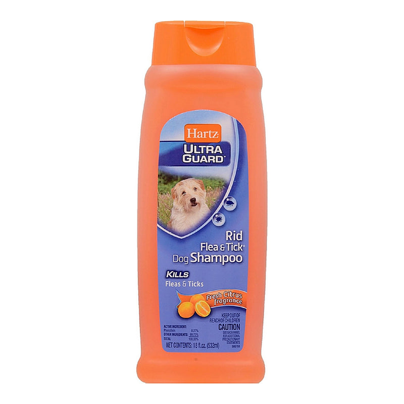 Hartz Ultra Guard Dog Rid Flea Tick Shampoo Fresh Citrus Fragrance