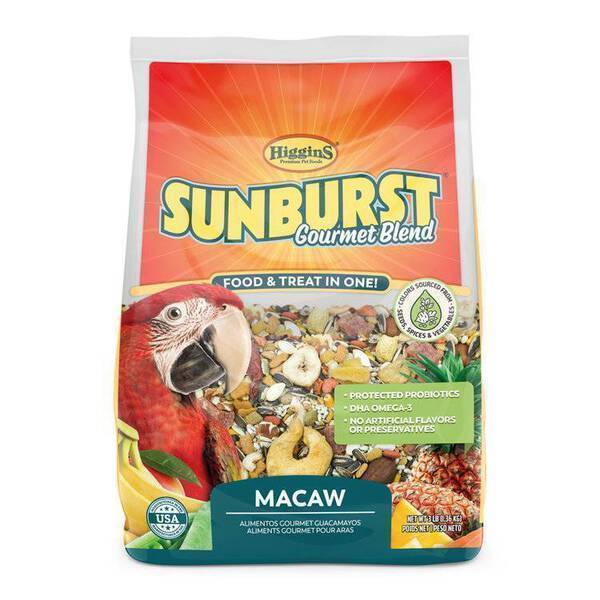 Higgins Sunburst Gourmet Blend Macaw 3lb