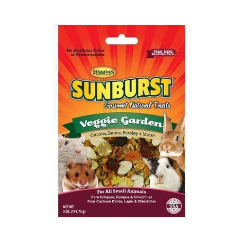 Higgins Sunburst Gourmet Natural Treats Veggie Garden 5oz
