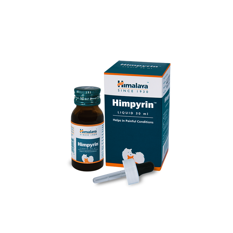 Himalaya Himpyrin Liquid Pain Relief & Anti-Inflammatory for Dogs & Cats 30ml