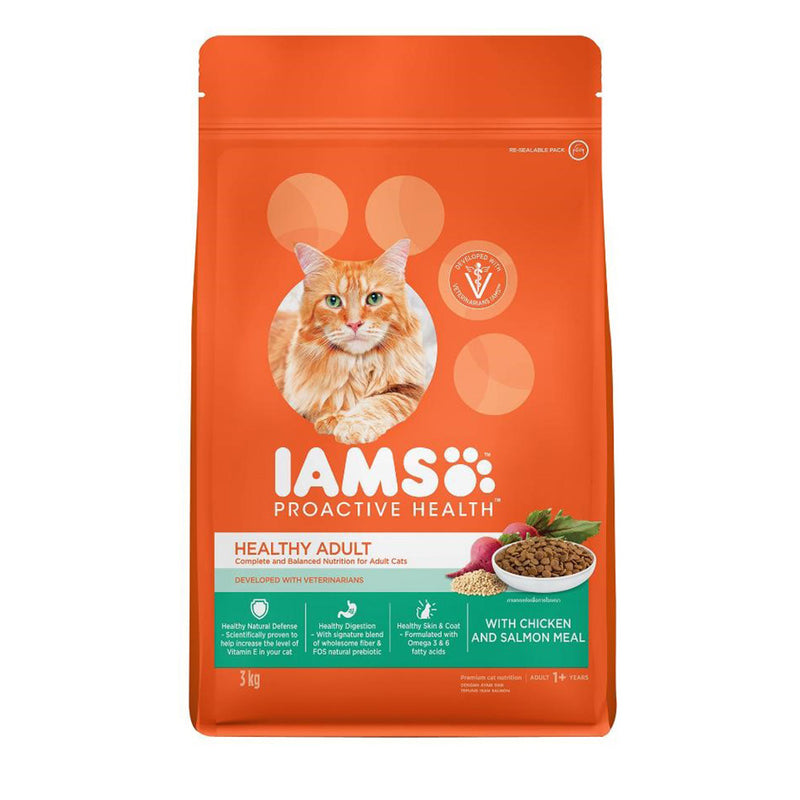 IAMS Cat Proactive Health Adult Multi-Cat with Chicken & Salmon 3kg