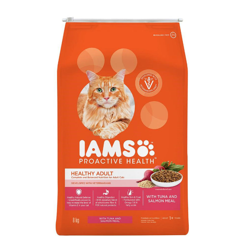IAMS Cat Proactive Health Healthy Adult Tuna & Salmon 8kg
