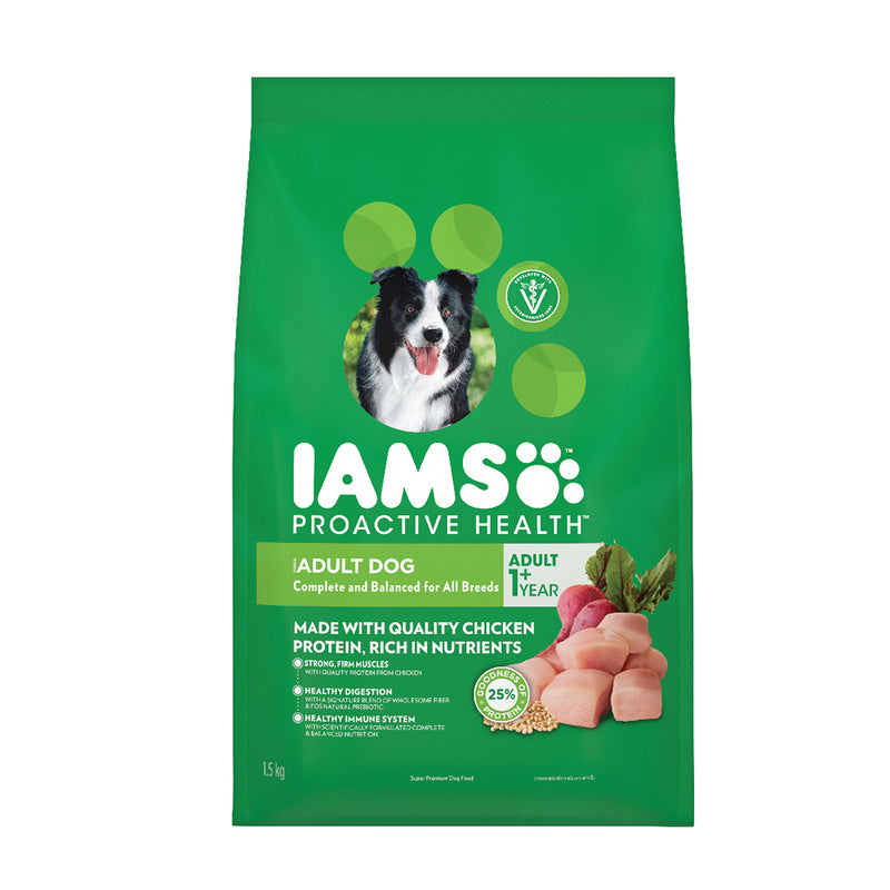 Iams Dog Adult All Breed Chicken 1.5kg
