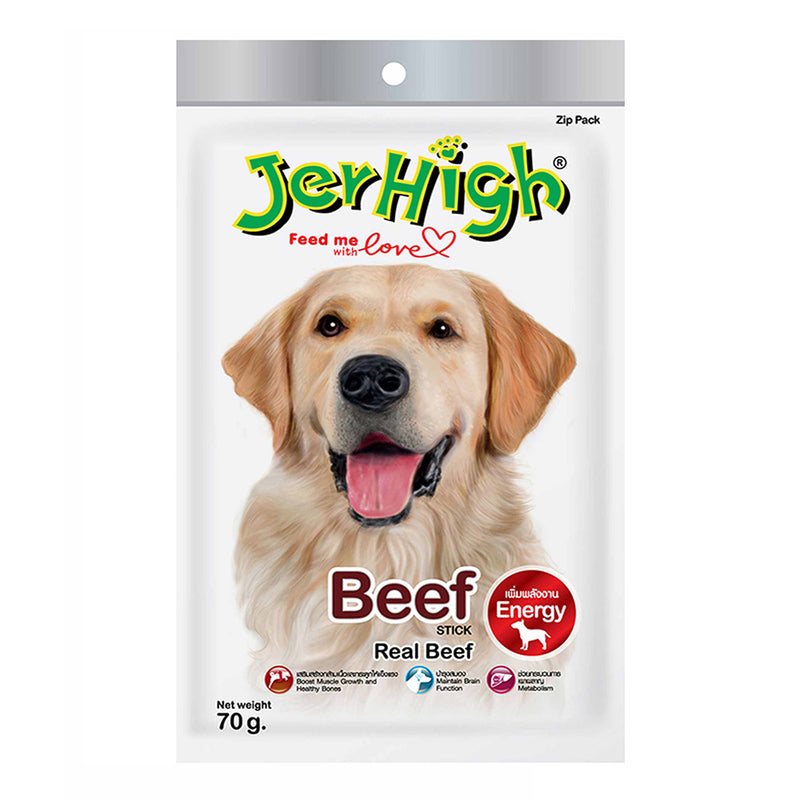 JerHigh Dog Treat Beef Stick 70g