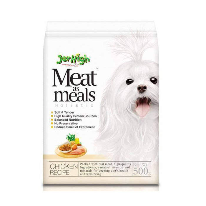 JerHigh Dog Dry Food Meat as Meals Holistic Chicken Recipe 500g