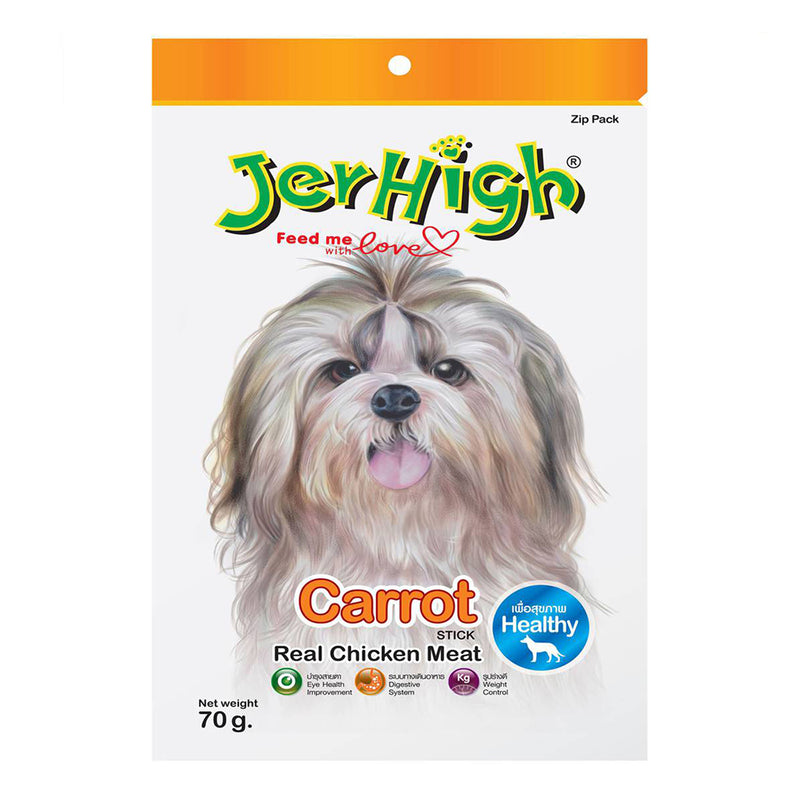 Jerhigh Dog Treat Carrot Stick 70g