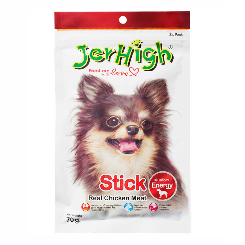 Jerhigh Dog Treat Chicken Stick 70g