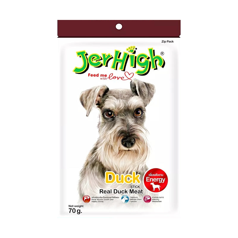 Jerhigh Dog Treat Duck Stick 70g