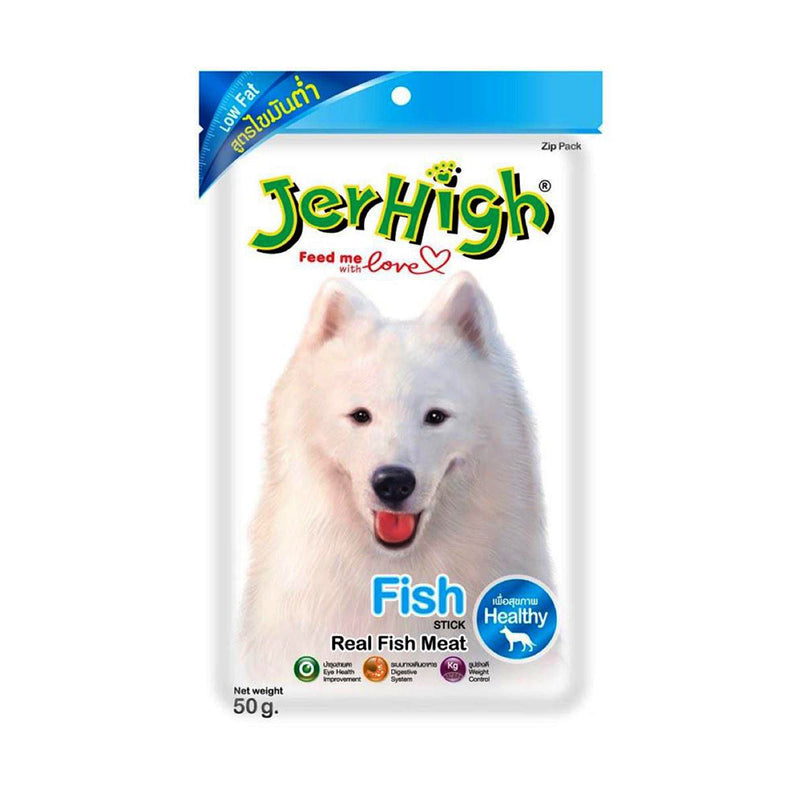 Jerhigh Dog Treat Fish Stick 50g