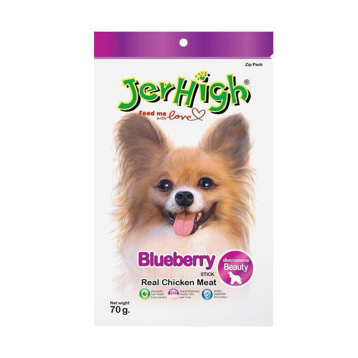 Jerhigh Dog Treat Blueberry Stick 70g