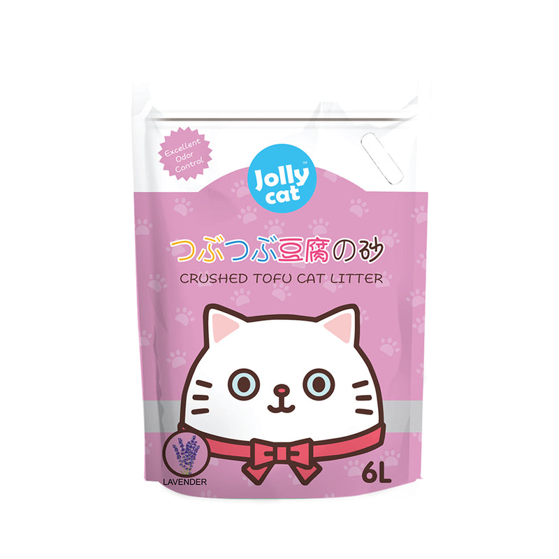 Jolly Cat Crushed Tofu Cat Litter - Lavender 6L