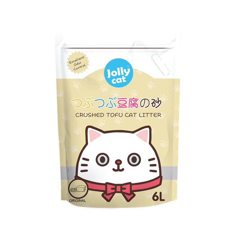 Jolly Cat Crushed Tofu Cat Litter - Original 6L