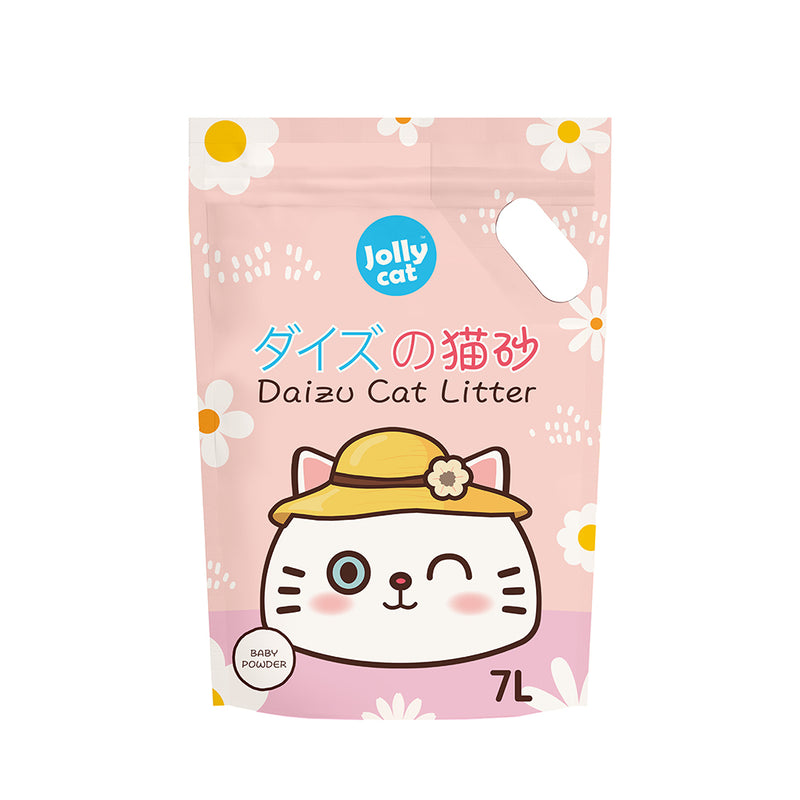 Jolly Cat Daizu Cat Litter - Baby Powder 7L