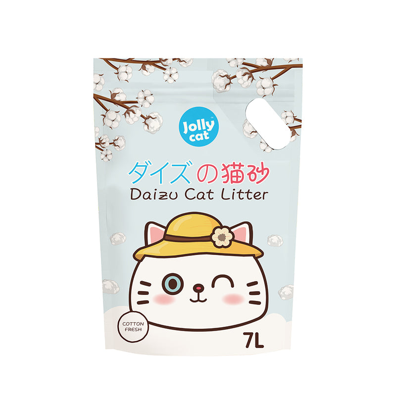 Jolly Cat Daizu Cat Litter - Cotton 7L