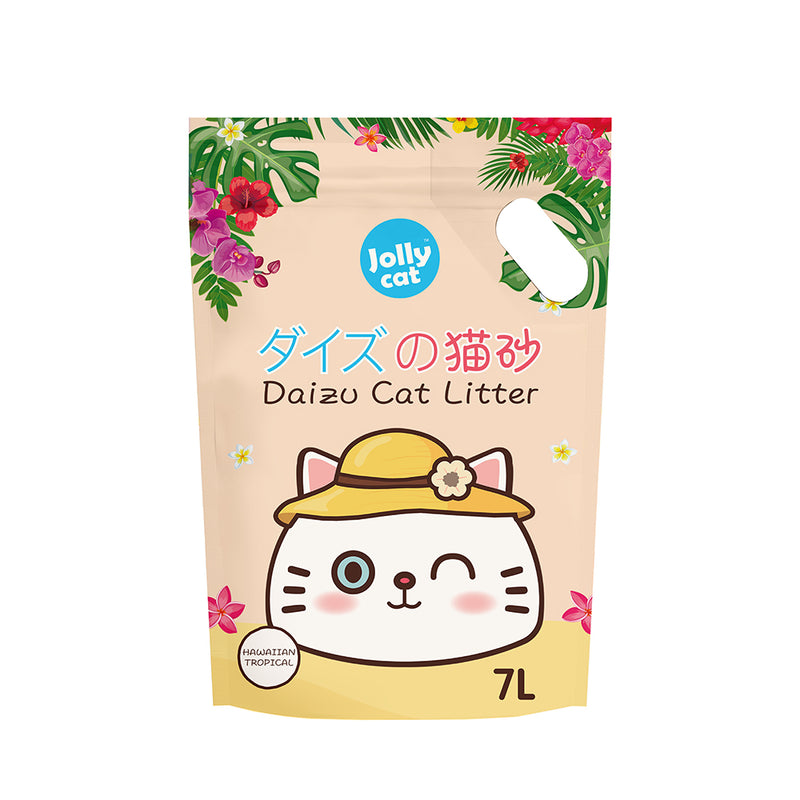 Jolly Cat Daizu Cat Litter - Hawaiian Tropical 7L
