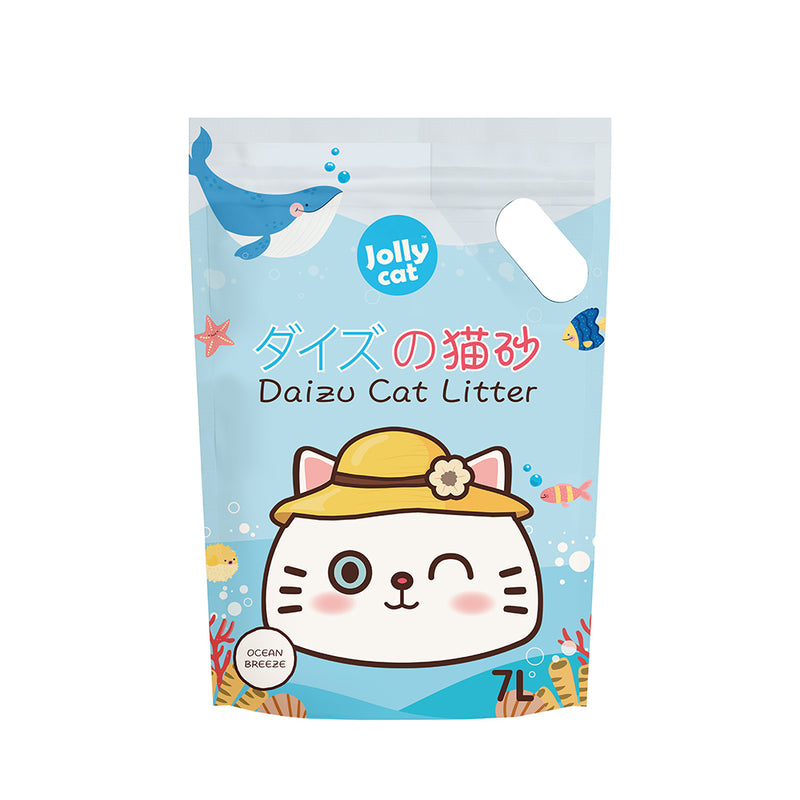 Jolly Cat Daizu Cat Litter - Ocean Breeze 7L