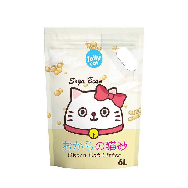 Jolly Cat Okara Tofu Cat Litter - Soya Bean 6L