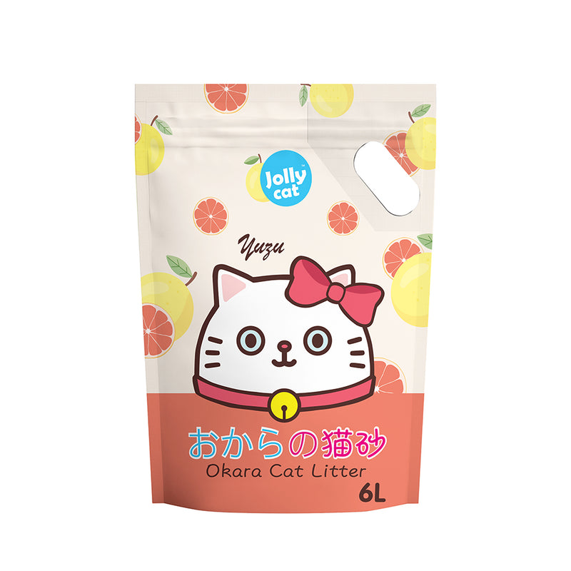 Jolly Cat Okara Tofu Cat Litter - Yuzu 6L