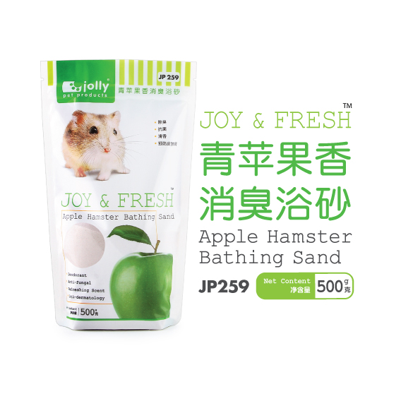 Jolly Joy & Fresh Hamster Bathing Sand Apple 500g (JP259)
