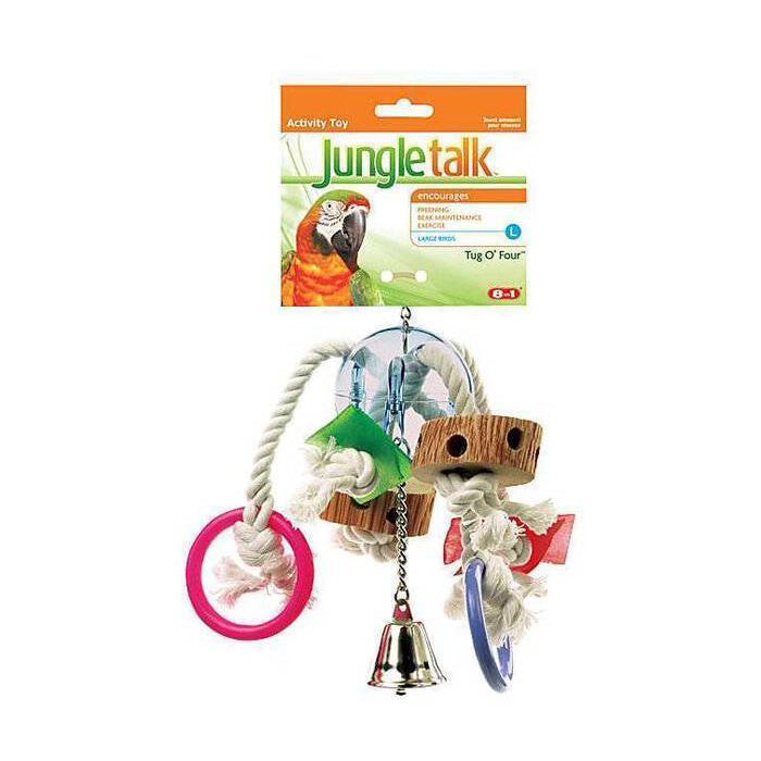 Jungle Talk Tug O Four for Large Birds