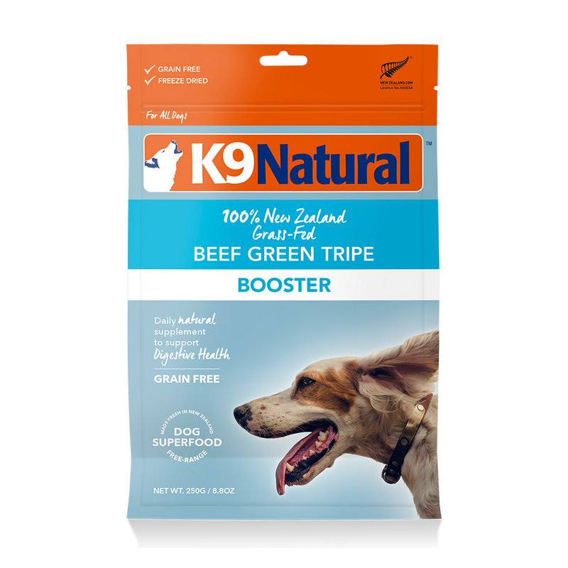 K9 Natural Dog Freeze Dried Beef Green Tripe Booster 250g