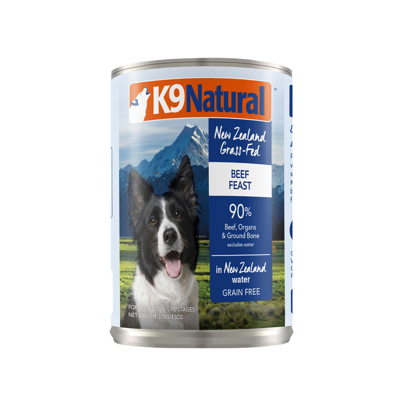 K9 Natural Dog Grain Free Beef Feast 370g