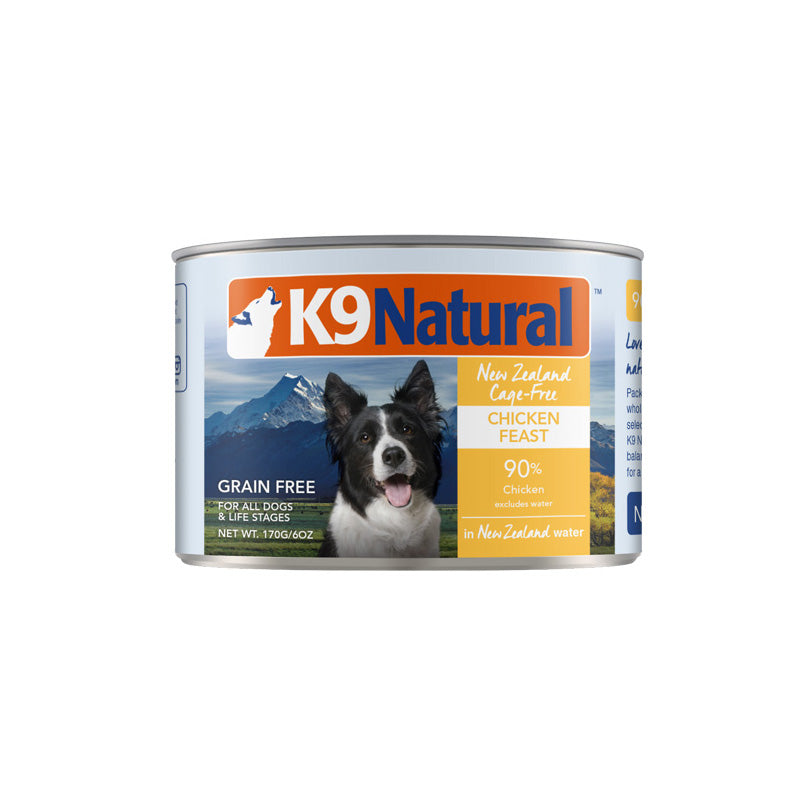 K9 Natural Dog Grain Free Chicken Feast 170g