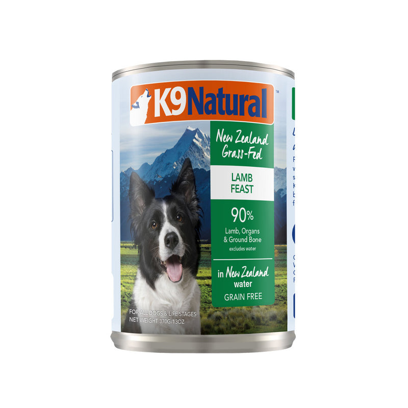 K9 Natural Dog Grain Free Lamb Feast 370g