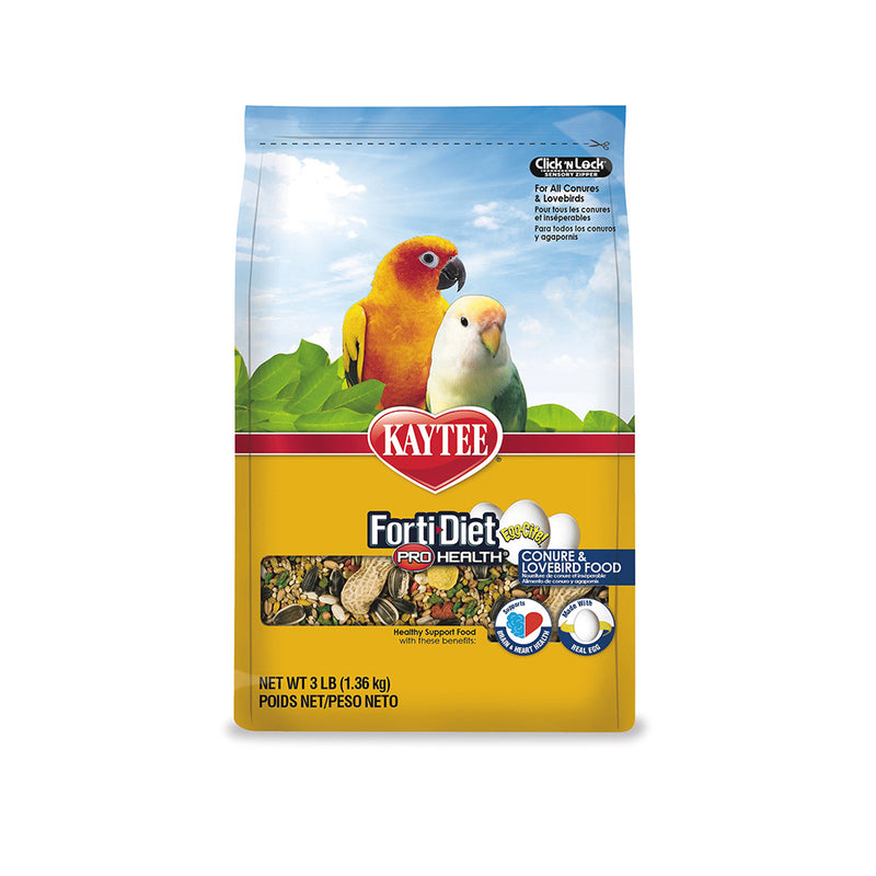 Kaytee Forti-Diet Pro Health Eggcite - Conure and Lovebird 3lb