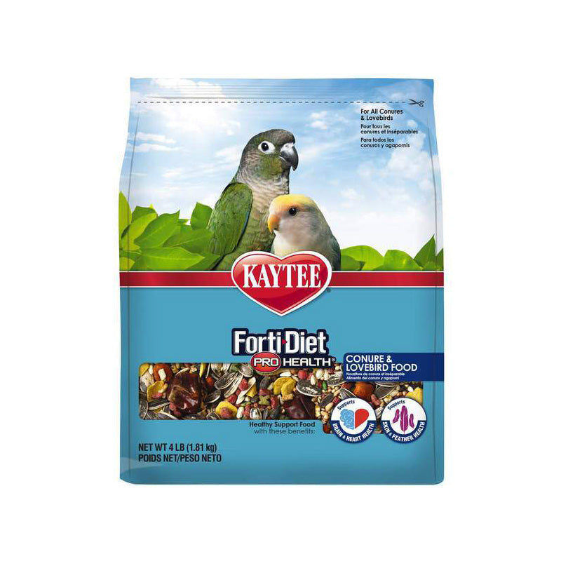 Kaytee Forti-Diet Pro Health Conure and Lovebird Food 4lb