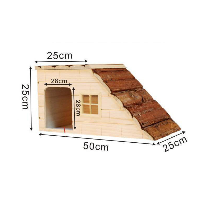 Kerbl Nature Rodent House Slope 50 x 25 x 25cm