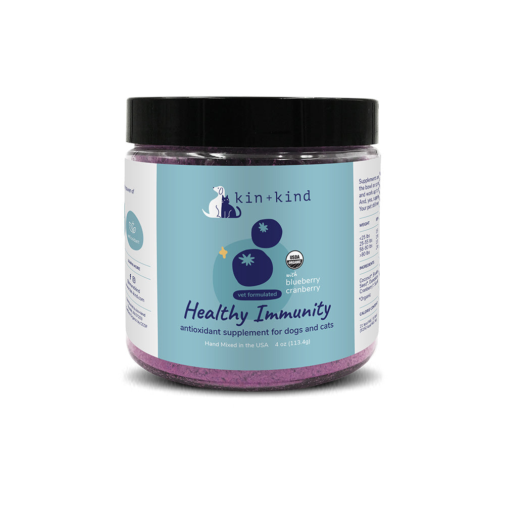 Kin + Kind Dog & Cat Supplement Healthy Immunity 4oz
