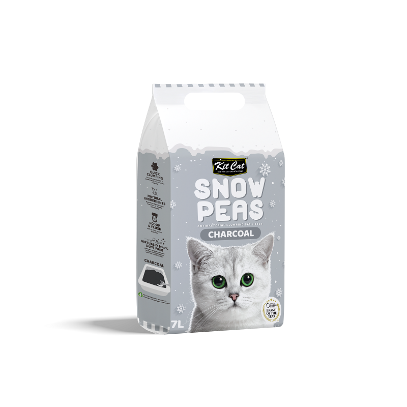 KitCat Cat Snow Peas Litter Charcoal 7L