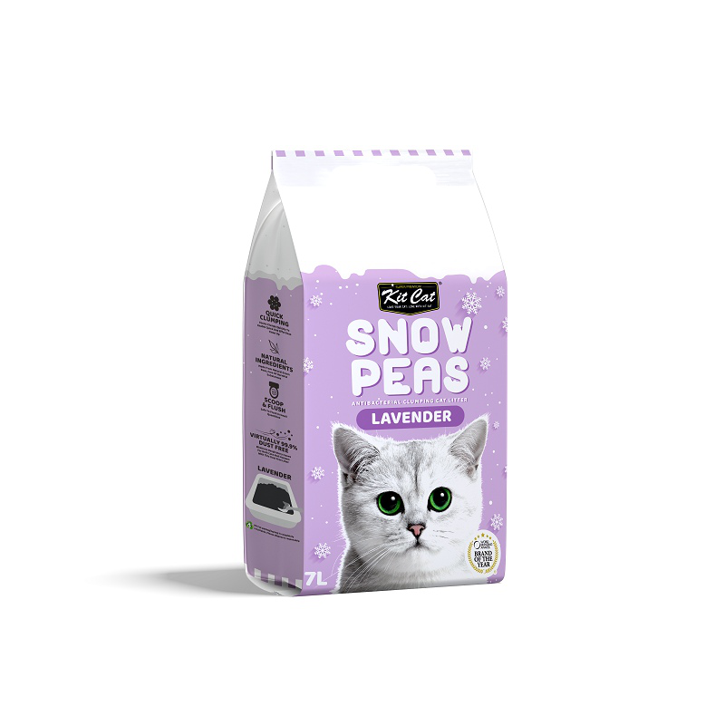 KitCat Cat Snow Peas Litter Lavender 7L