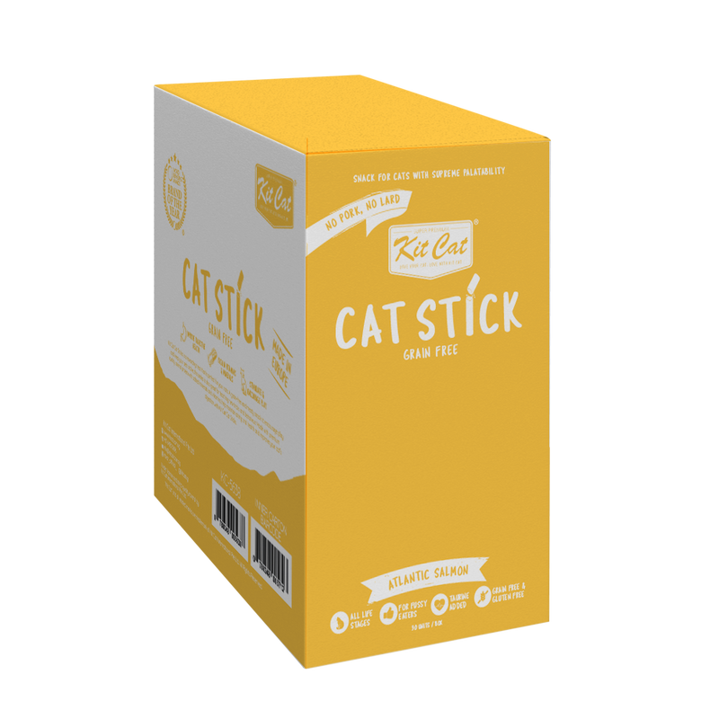 KitCat Cat Stick Grain-Free Atlantic Salmon 15g (5g x 3)