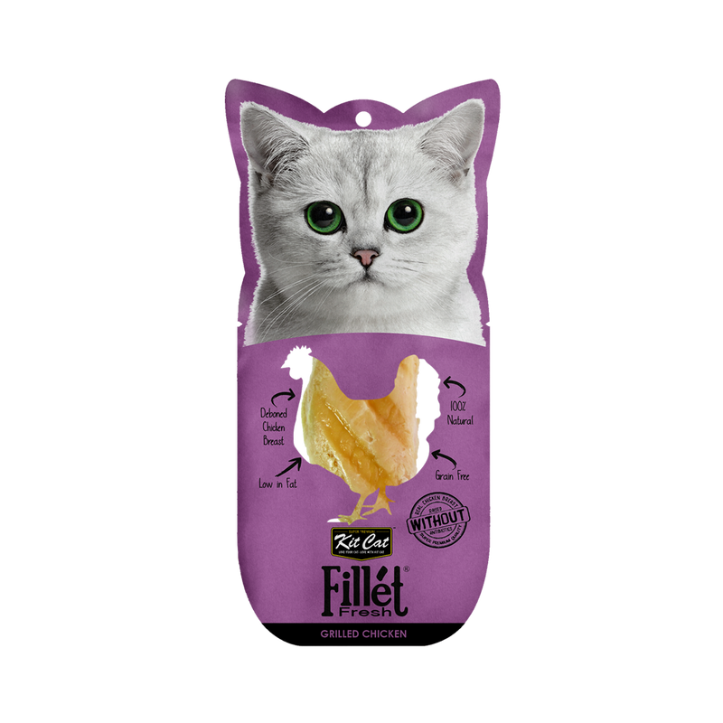 KitCat Fillet Fresh Grilled Chicken 30g