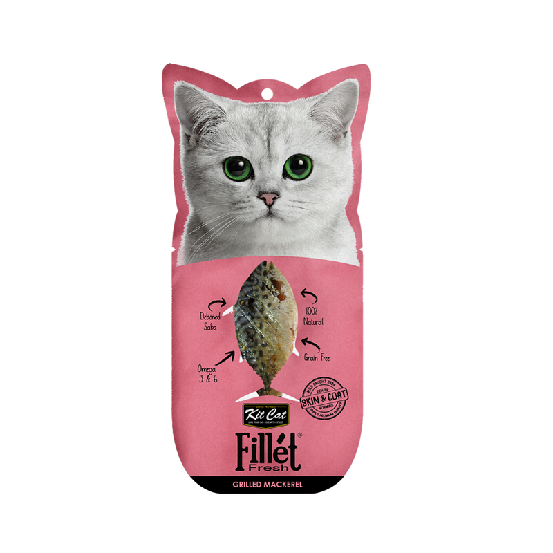 KitCat Fillet Fresh Grilled Mackerel 30g