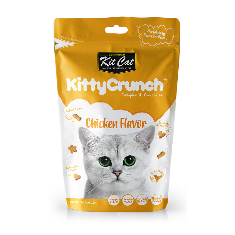 KitCat KittyCrunch Cat Bites Chicken Flavor 60g