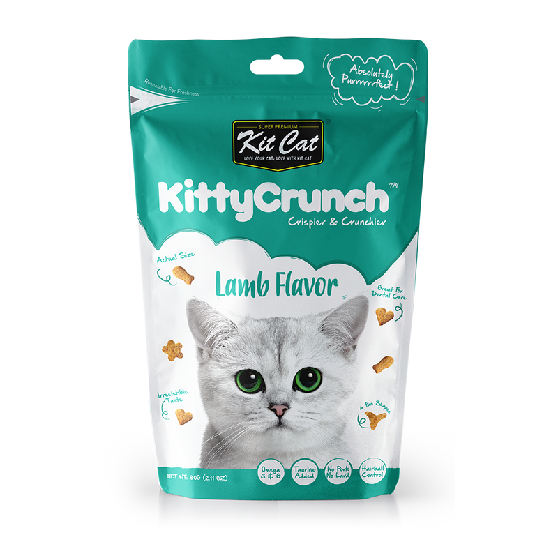 KitCat KittyCrunch Cat Bites Lamb Flavor 60g
